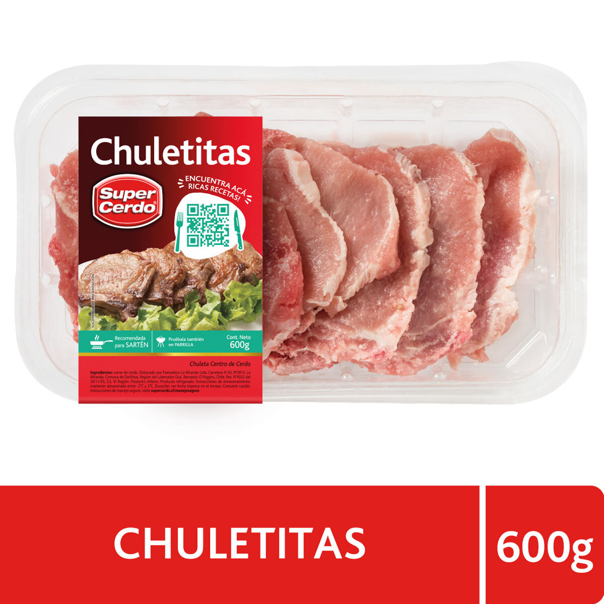 Chuletita de Cerdo Para Freir