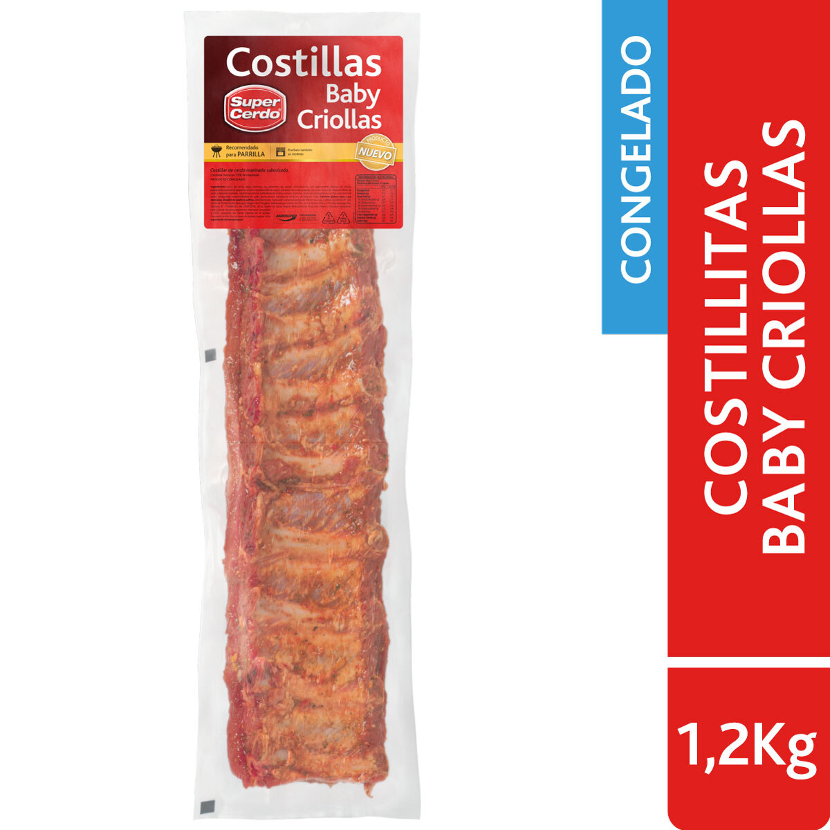 Costillitas Baby Criollas de Cerdo