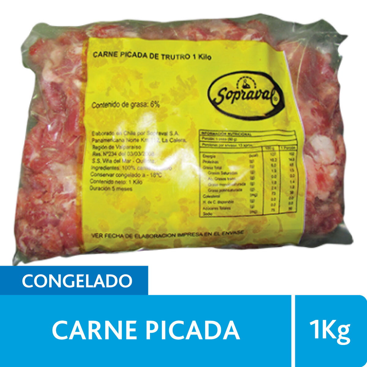 Carne Picada de Trutro de Pavo