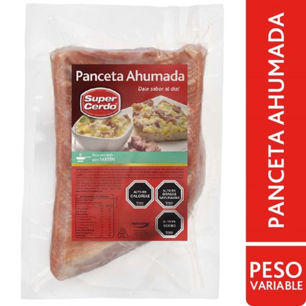 Jamón Panceta Ahumada