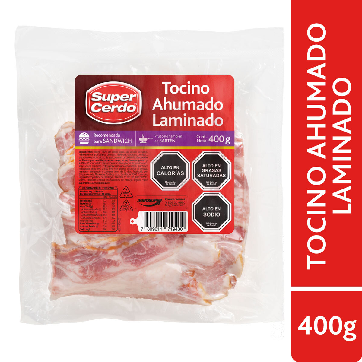 Tocino Ahumado Laminado 