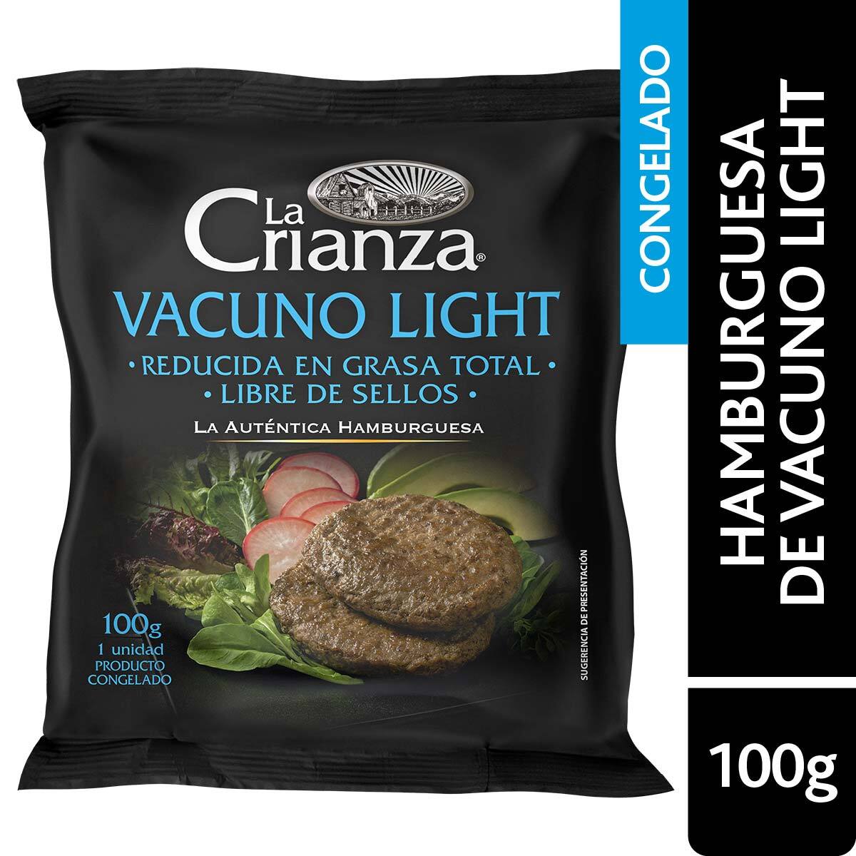 Hamburguesa de Vacuno Ligth