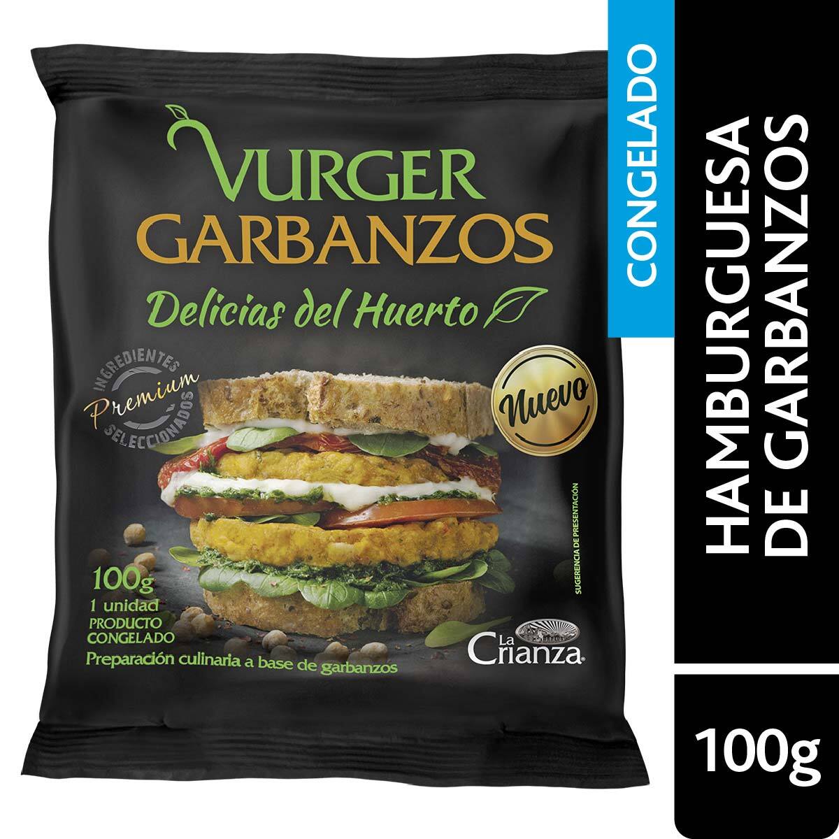 Hamburguesa de Garbanzos