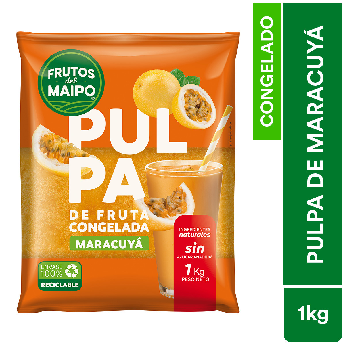 Pulpa Maracuyá bolsa 1 kg