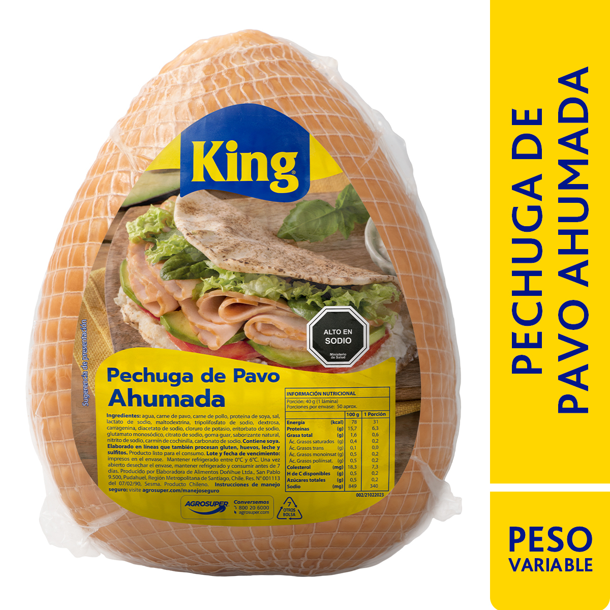 Pechuga de Pavo Ahumada King