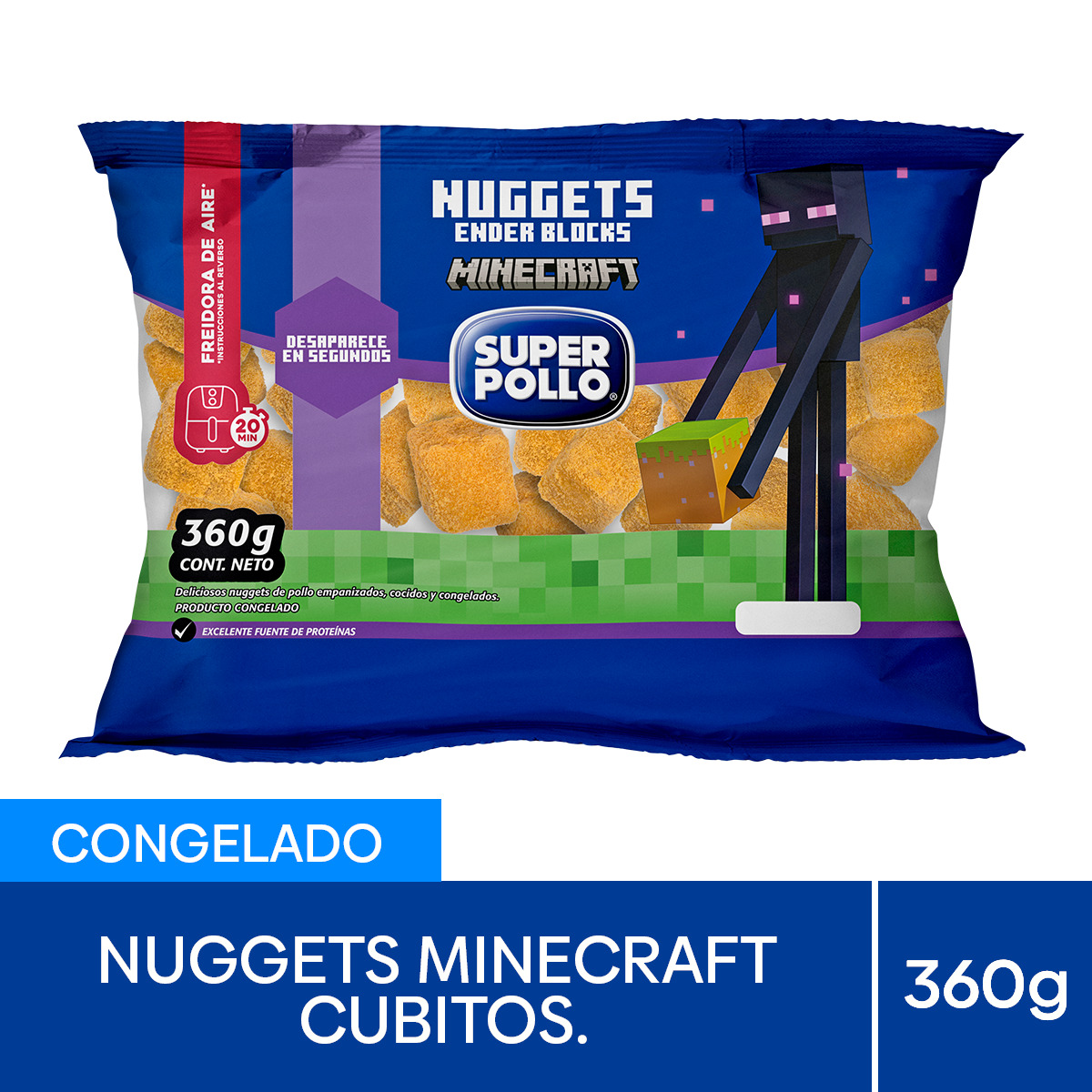 Nuggets Minecraft En Cubitos