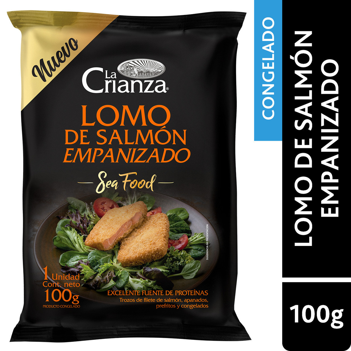 Lomo de Salmón Empanizado