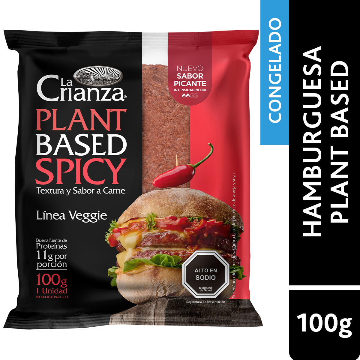 Hamburguesa Plant Based Spicy