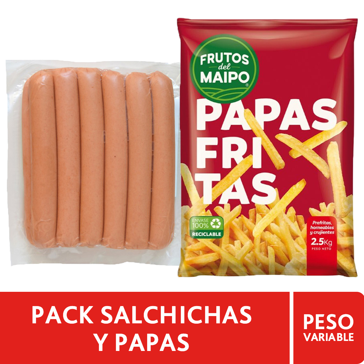 Pack Salchipapas