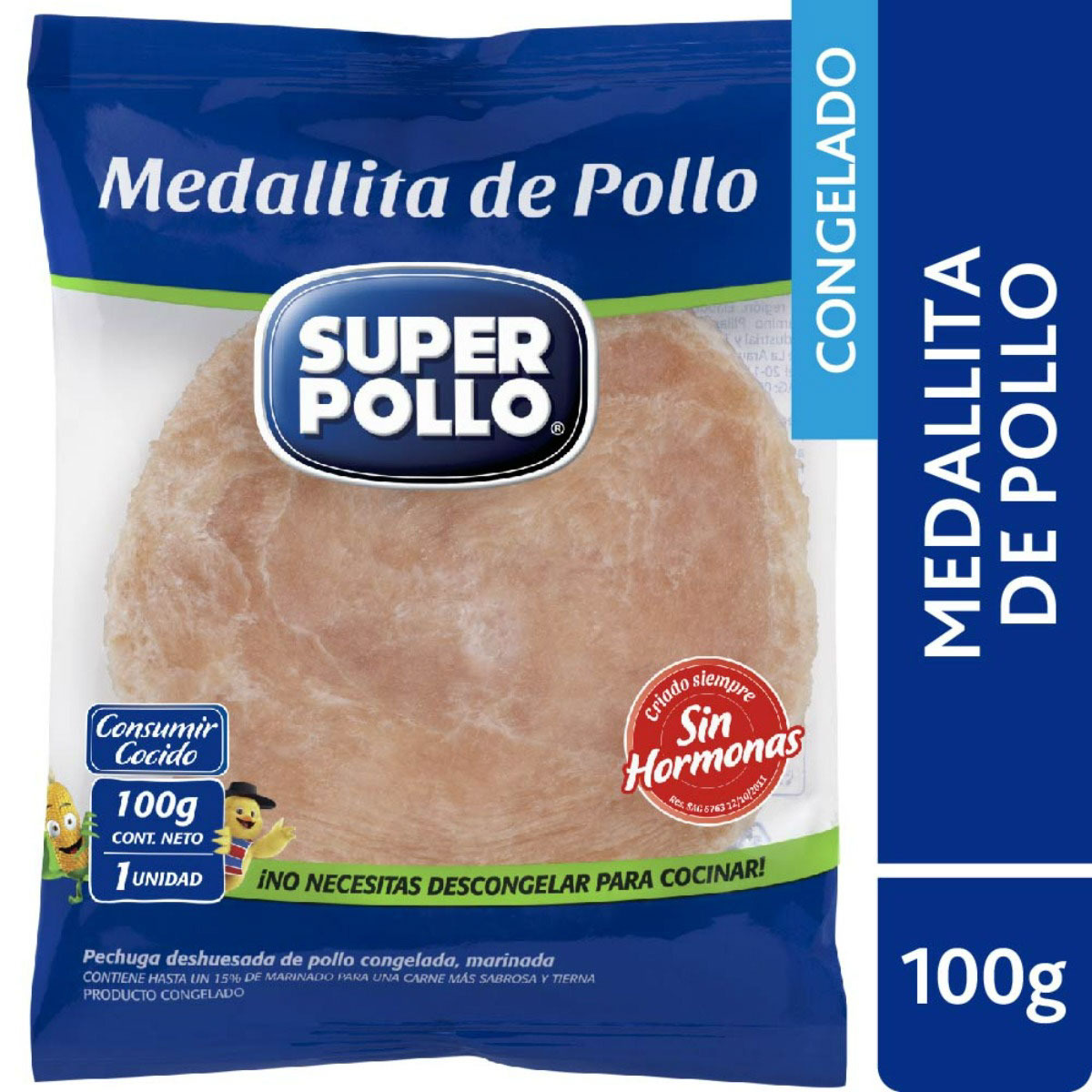 Medallita de Pollo 100gr