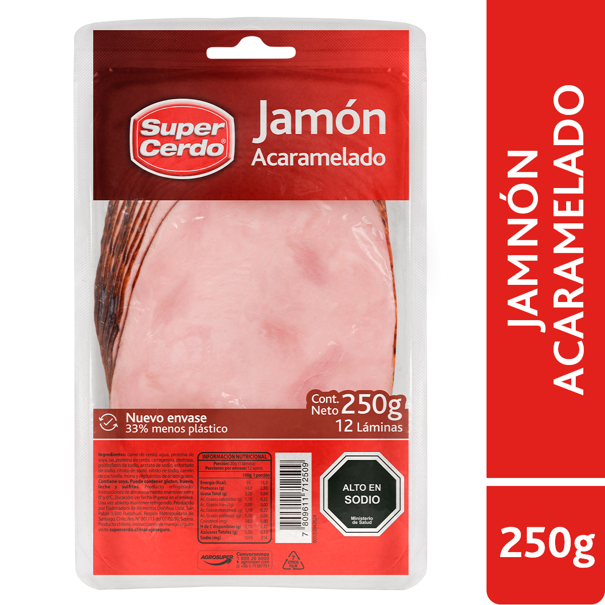 Jamón Acaramelado de Cerdo