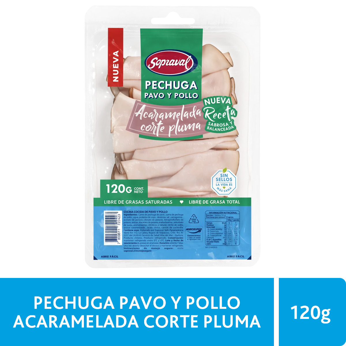 Pechuga Mix Acaramelada Corte Pluma