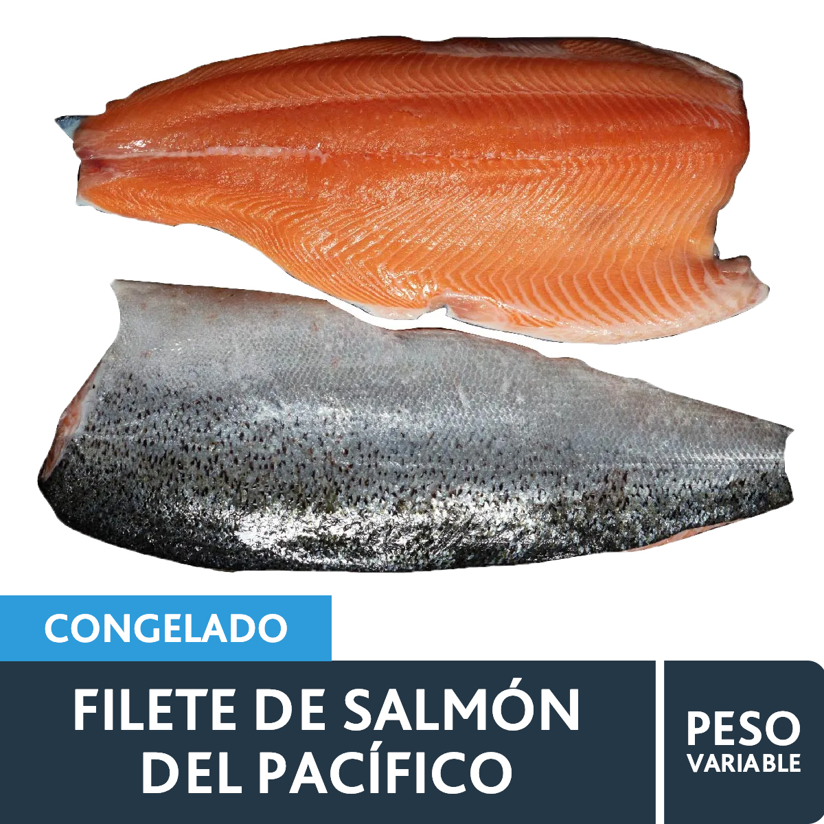 Salmón del Pacifico 3-4 LB. c/u