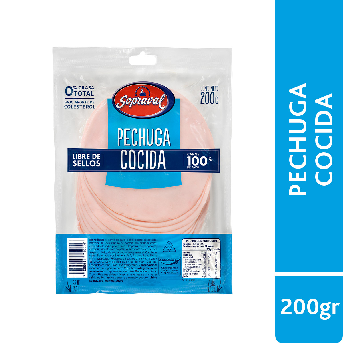 Pechuga Cocida de Pavo