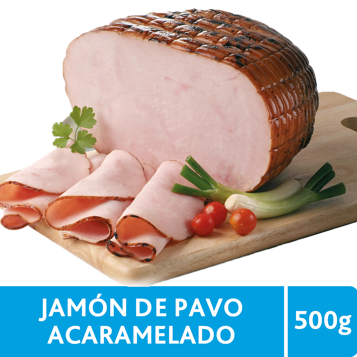 Jamón de Pavo Acaramelado Laminado