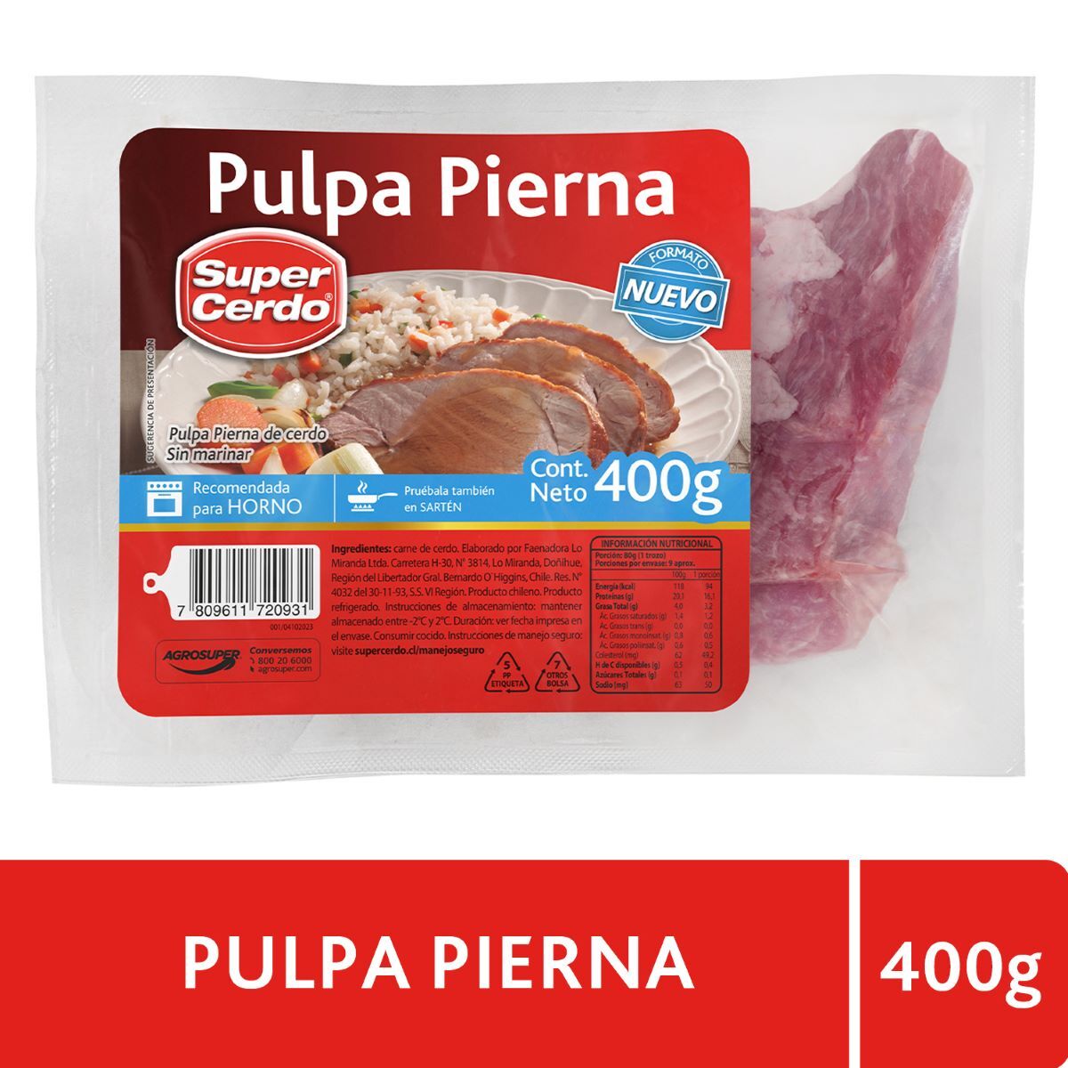 Pulpa Pierna 54 de Cerdo