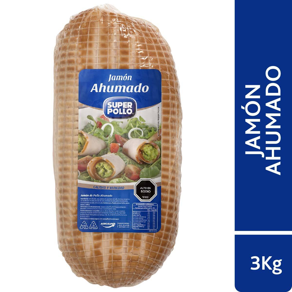 Jamon Pechuga de Pollo Ahumado