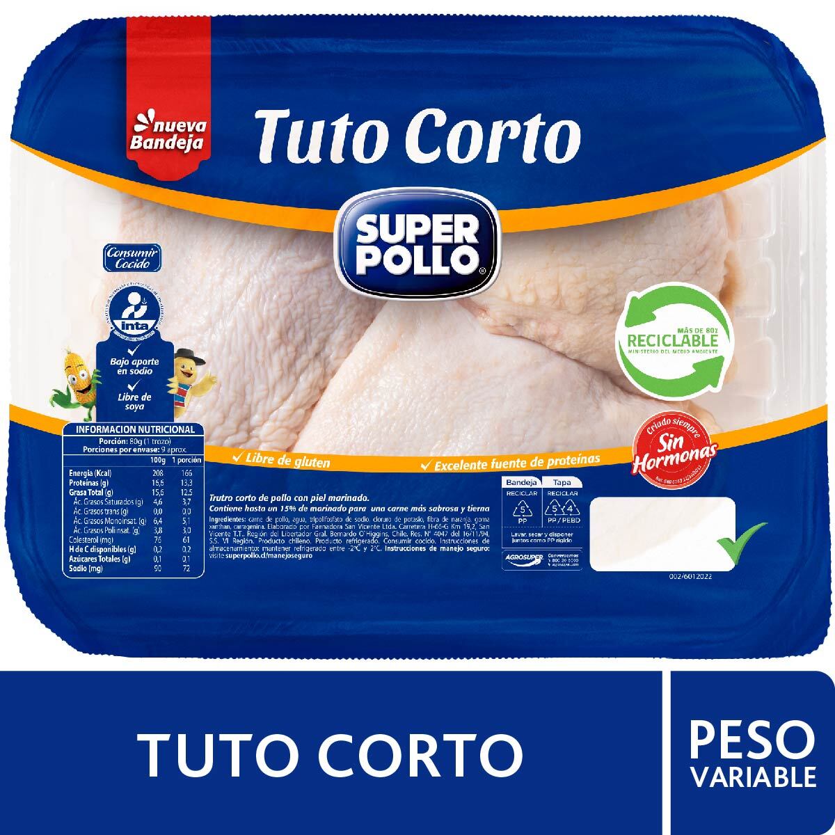 Trutro Corto de Pollo