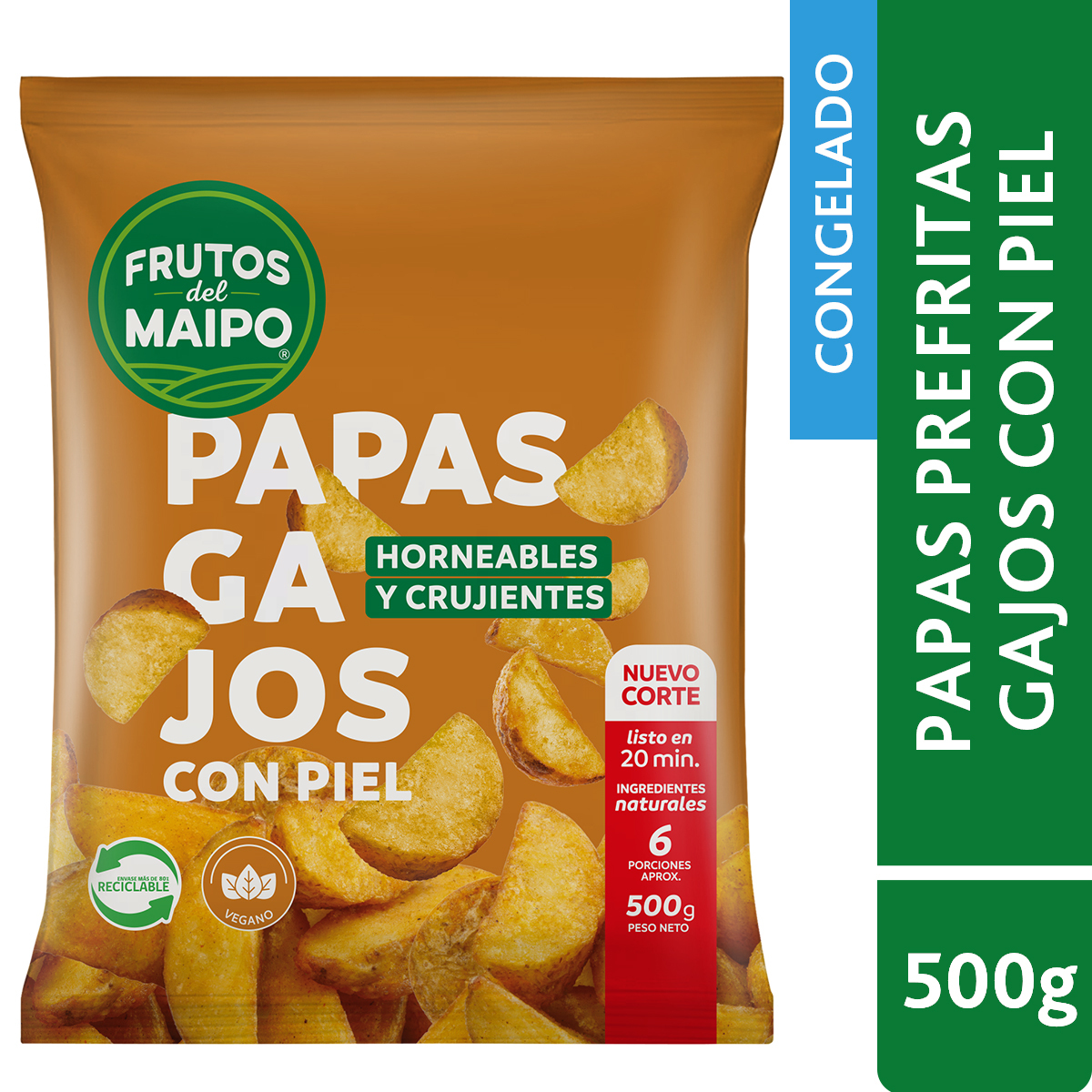 Papas Prefritas Gajo con Piel