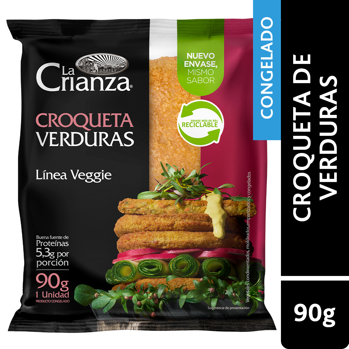 Croqueta de Verduras  90 grs