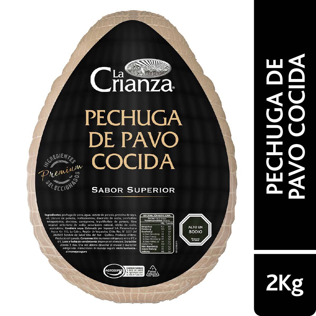 Pechuga Cocida de Pavo La Crianza