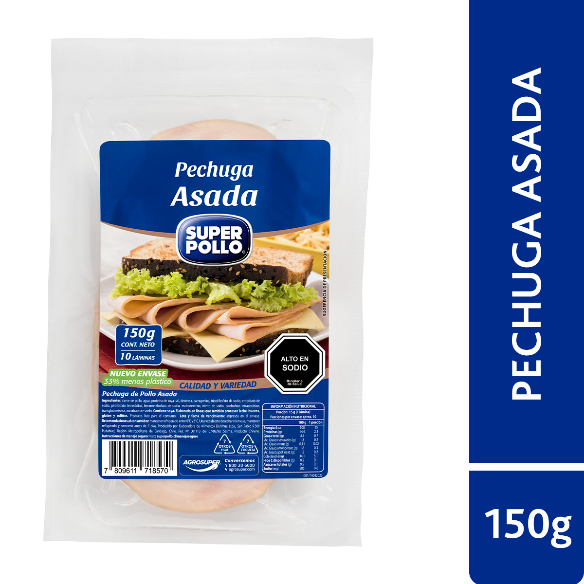 Pechuga Asada de Pollo