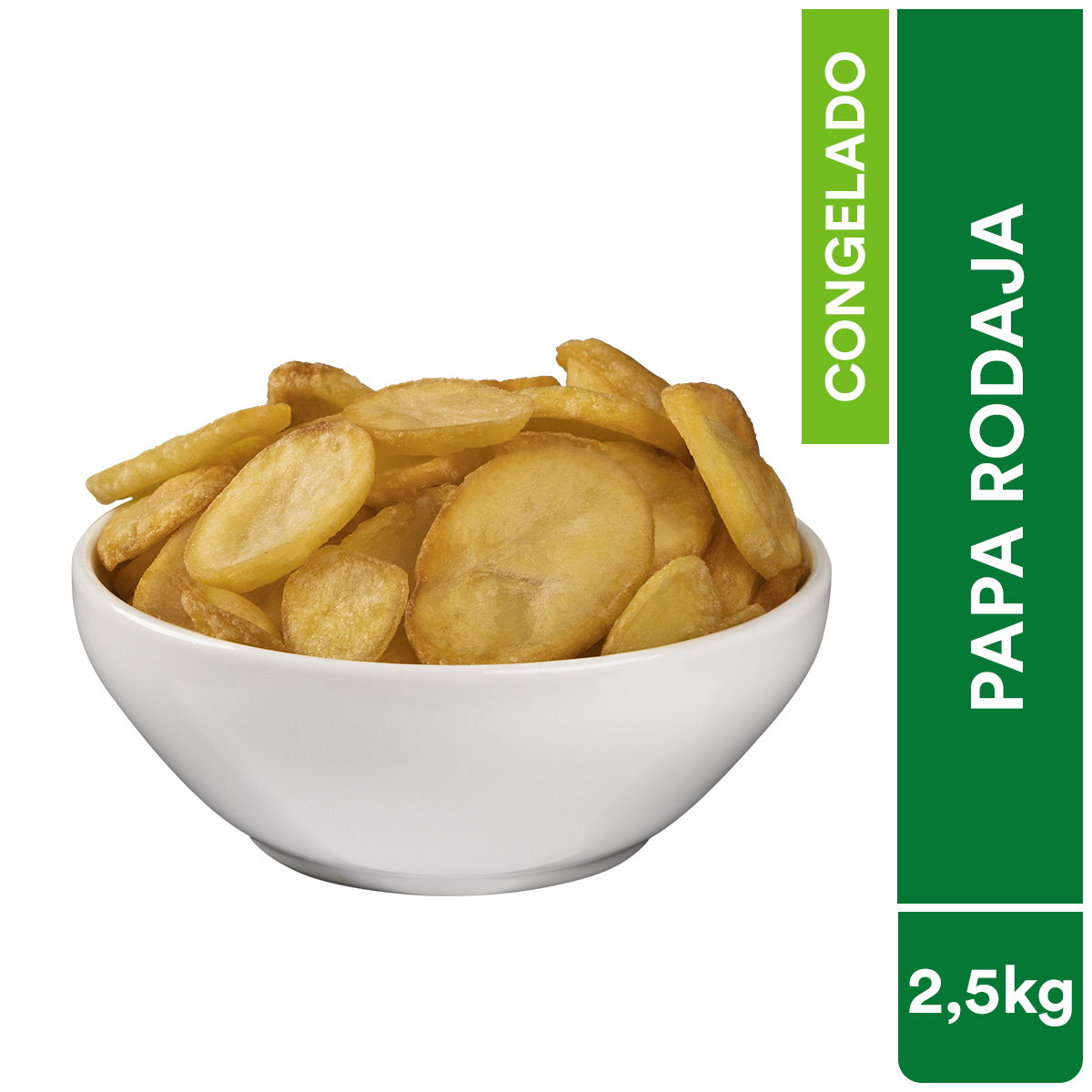 Papas Prefritas en Rodajas