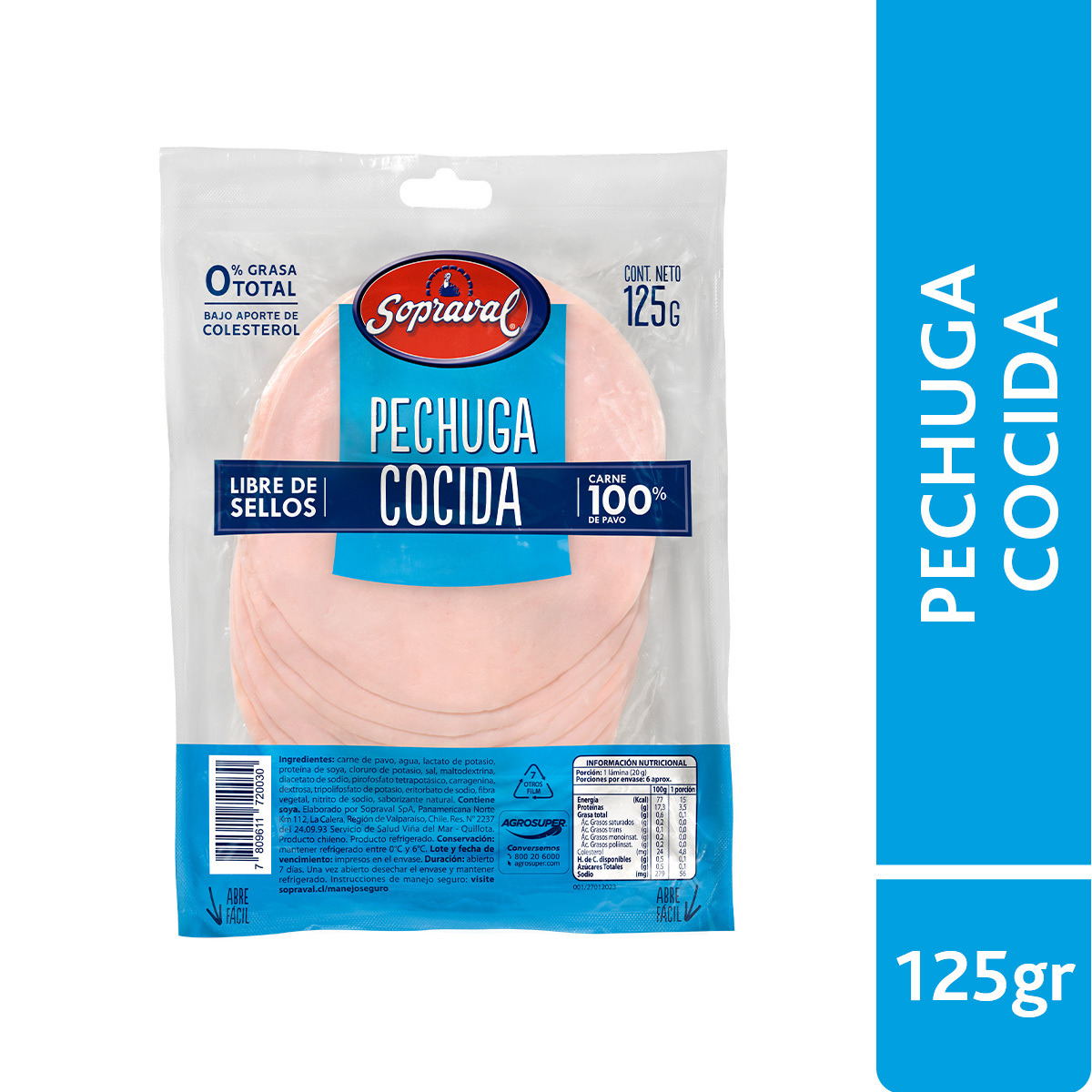 Pechuga Cocida de Pavo