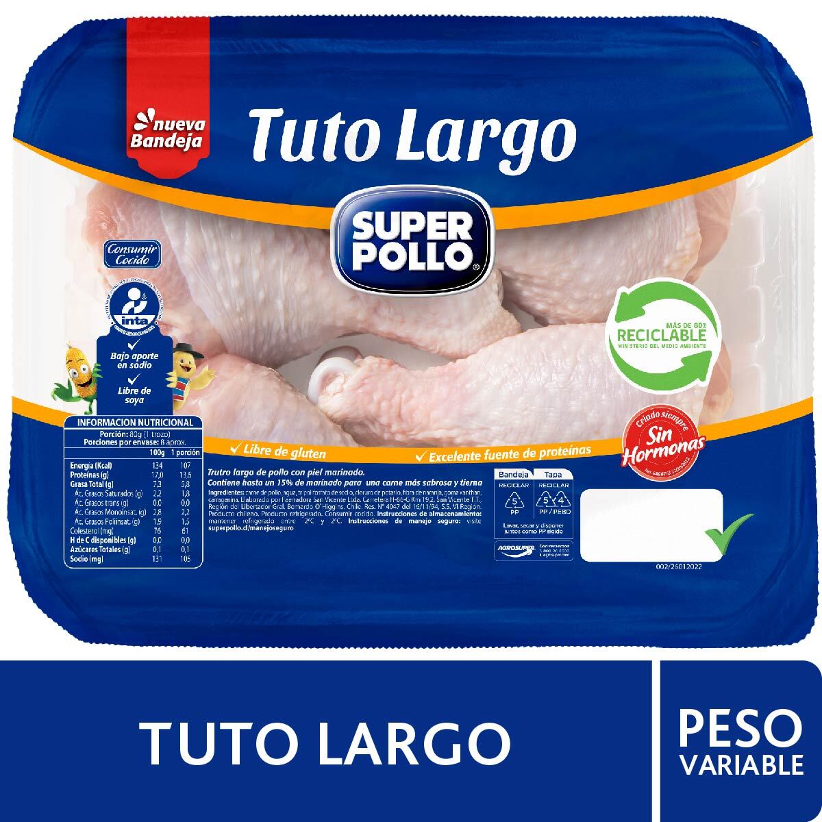 Trutro Largo de Pollo