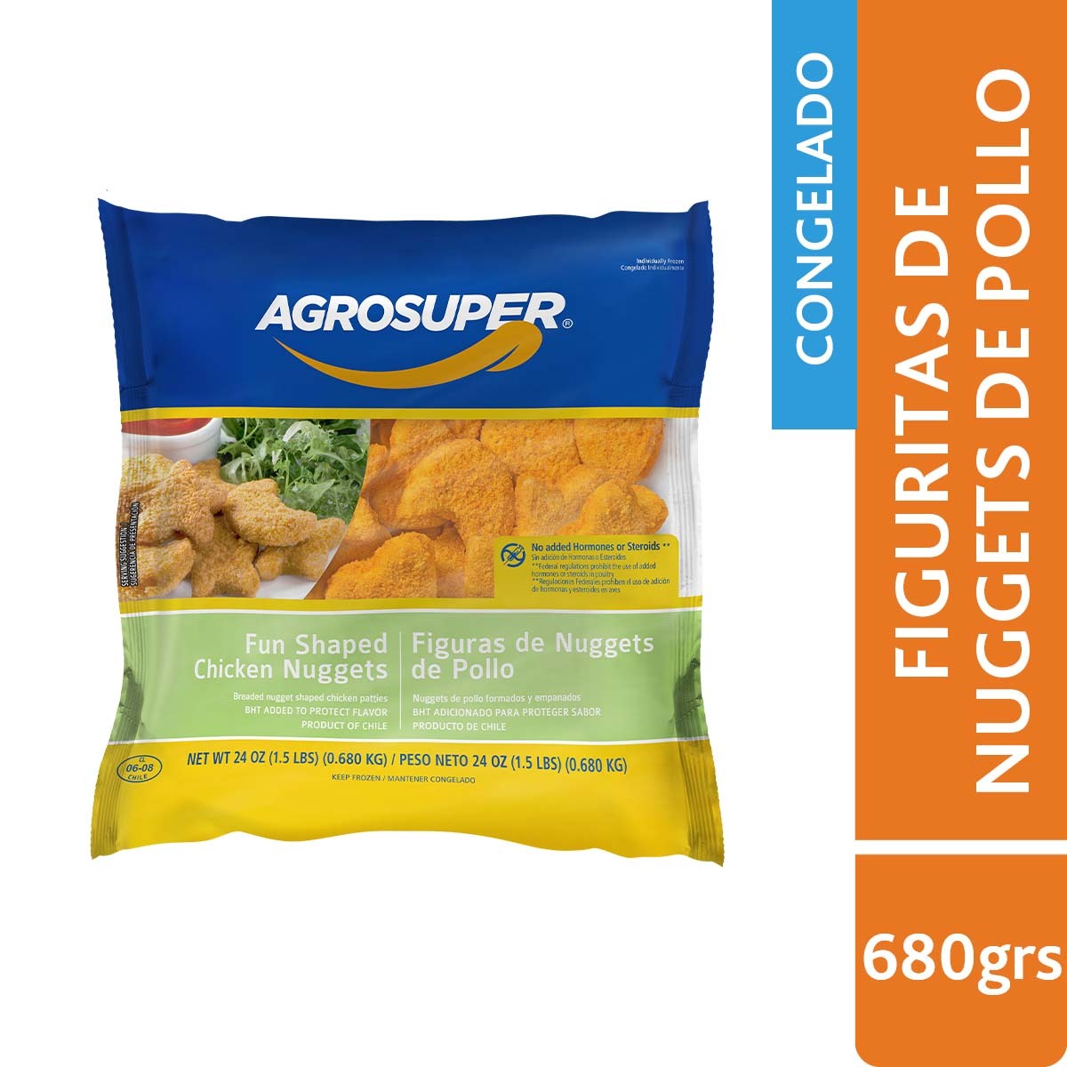 Figuras de Nuggets de Pollo