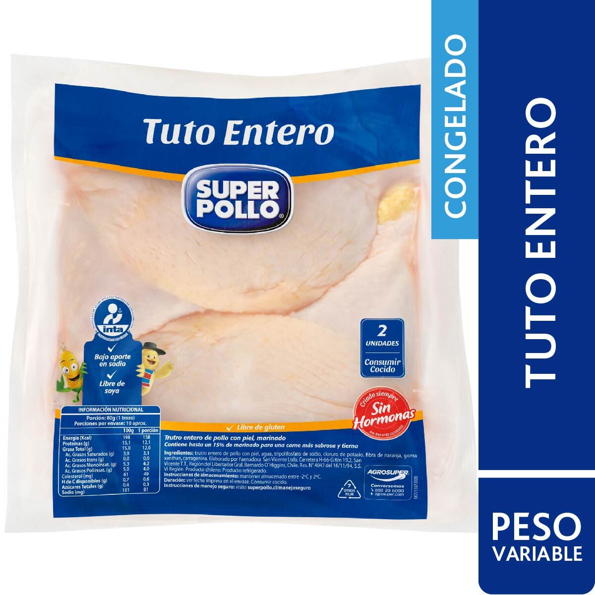 Trutro Entero de Pollo