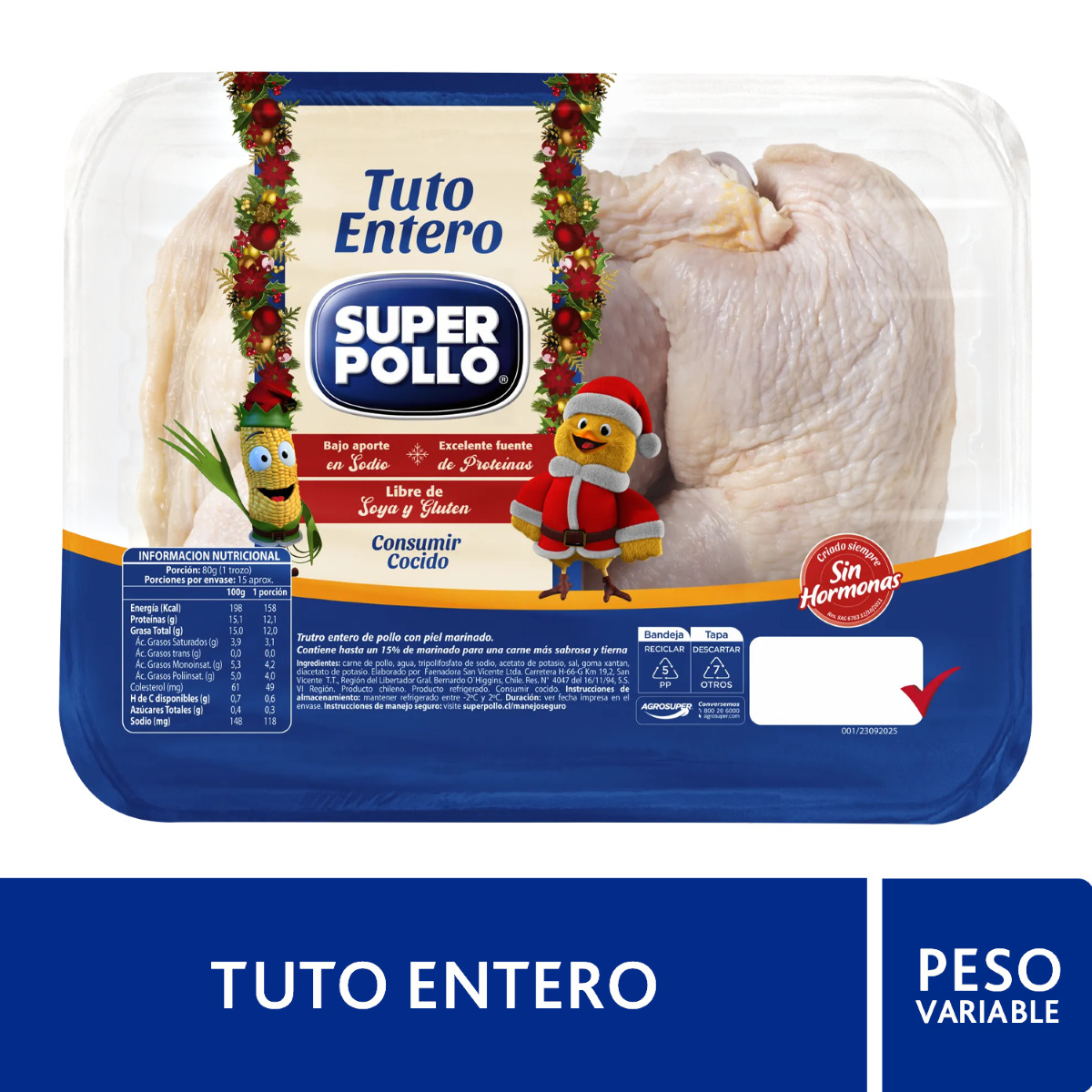 Trutro Entero de Pollo
