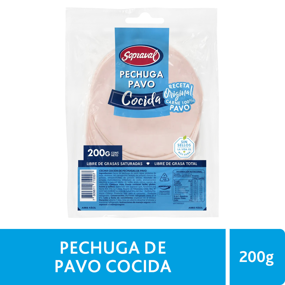 Pechuga Cocida de Pavo