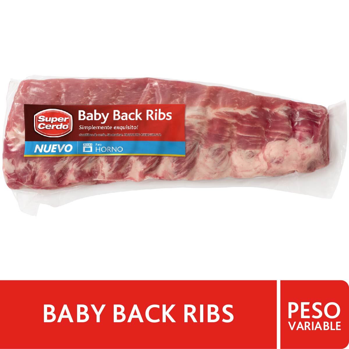 Costillar Baby Back Ribs