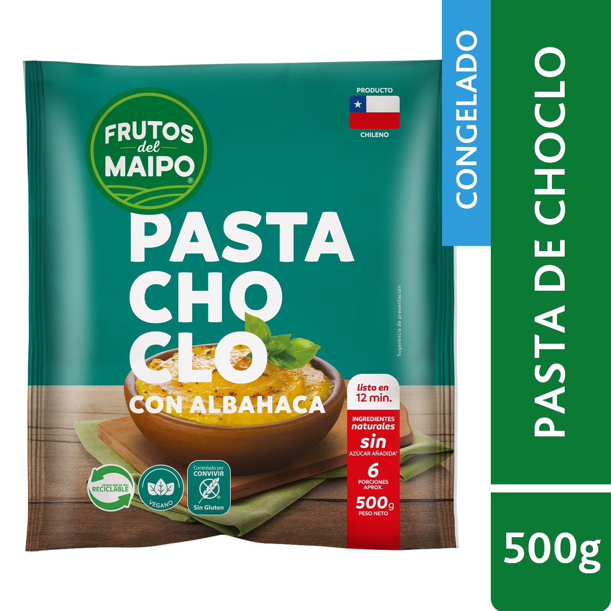 Pasta de Choclo con Albahaca