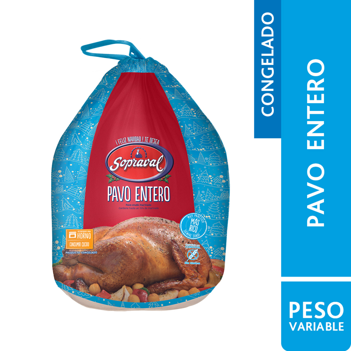 Pavo Entero de  7 -8 kg