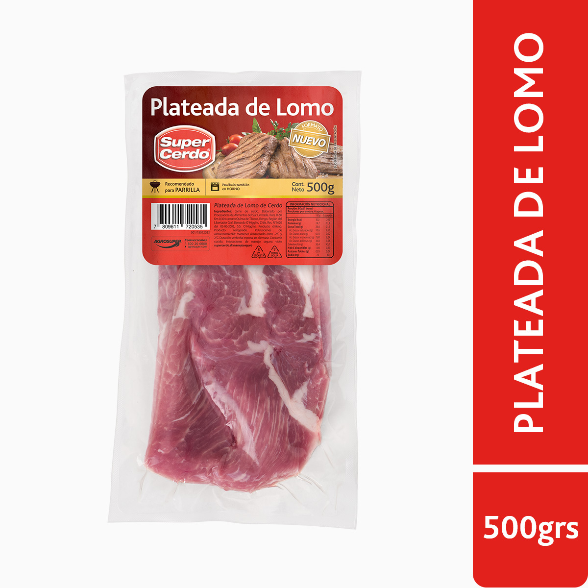 Plateada de Lomo de Cerdo