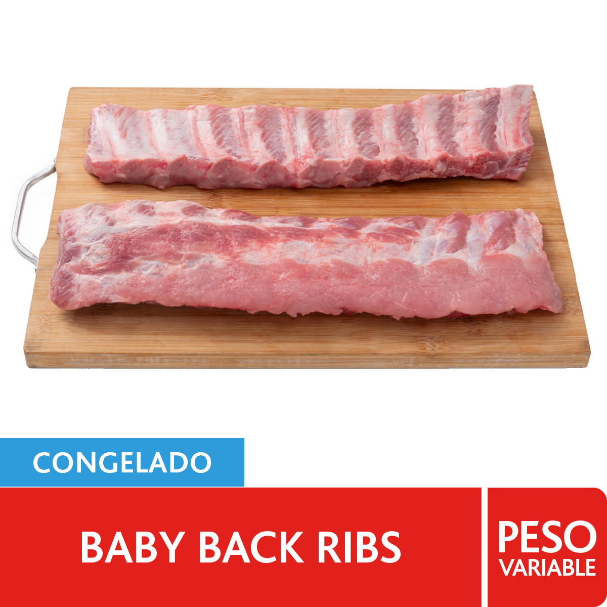 Costillar Baby Back Ribs de Cerdo de 24 - 28 Oz