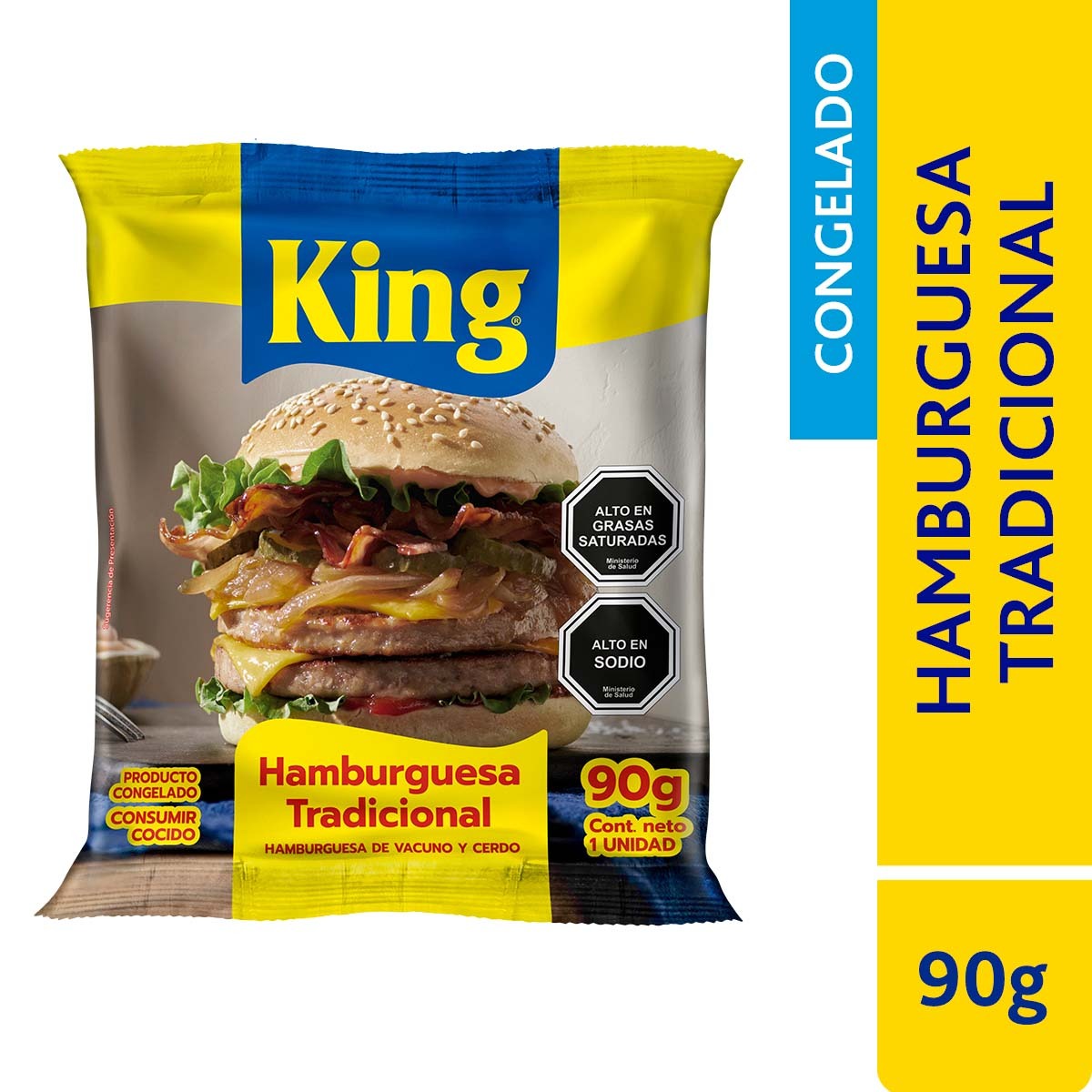 Hamburguesa Tradicional King 90 grs