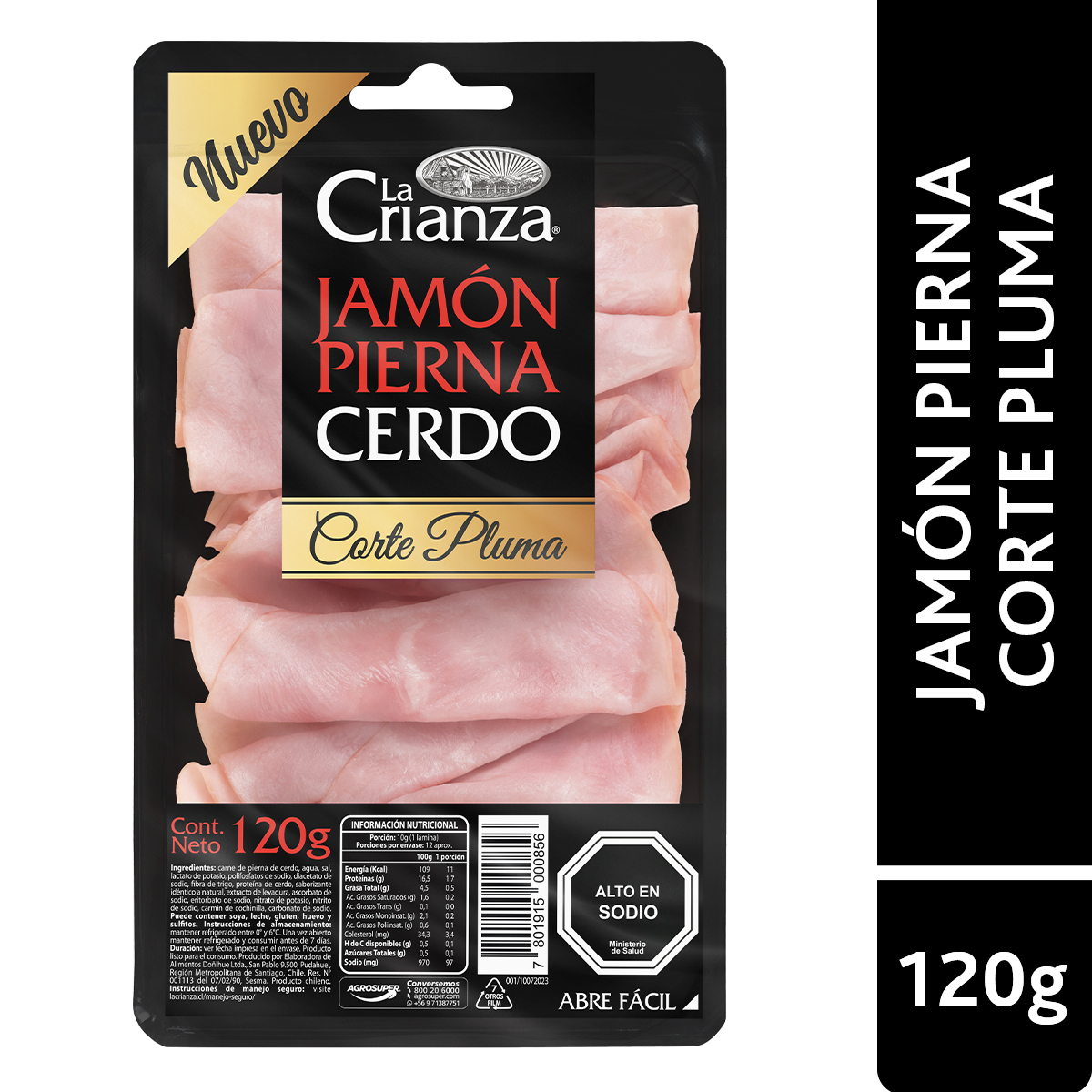 Jamón Pierna Corte Pluma